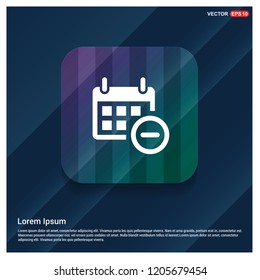 Calendar Icon - Free vector icon
