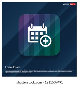 Calendar Icon - Free vector icon