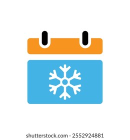 ícone de calendário. Calendário com ícone de engrenagem. ícone do vetor de calendário. horários importantes ou agenda. Estilo de design sólido. design vetorial