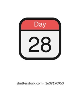 Calendar Icon for Graphic Design Projects