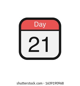 Calendar Icon for Graphic Design Projects