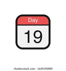 Calendar Icon for Graphic Design Projects