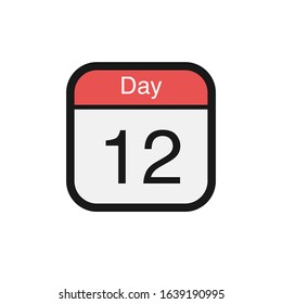 Calendar Icon for Graphic Design Projects