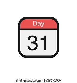 Calendar Icon for Graphic Design Projects