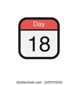 Calendar Icon for Graphic Design Projects