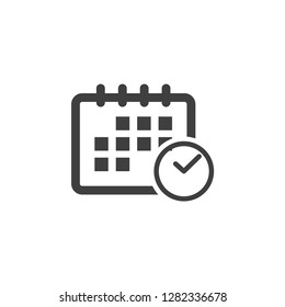 Calendar icon graphic design template simple illustration