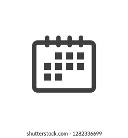 Calendar icon graphic design template simple illustration