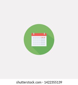 calendar icon graphic element Illustration template design 