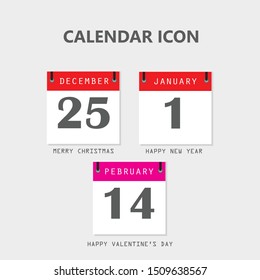 CALENDAR ICON, GRAY COLOR BACKGROUND