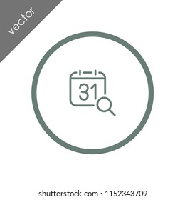 calendar icon - illustration
