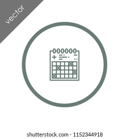 calendar icon - illustration