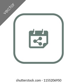 calendar icon - illustration