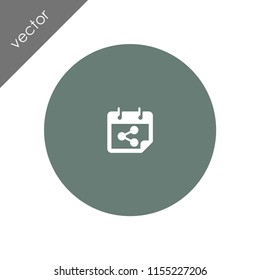calendar icon - illustration