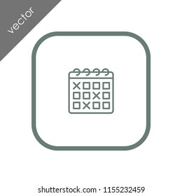 calendar icon - illustration