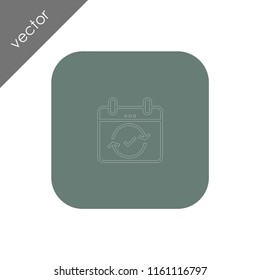 calendar icon - illustration