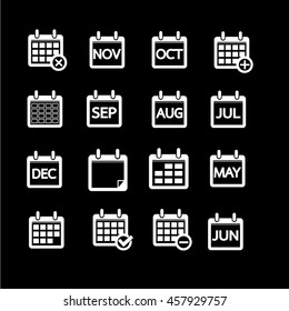 calendar icon illustration design