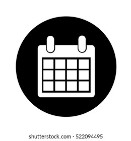 Calendar icon illustration design