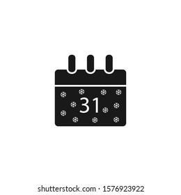 Calendar icon, illustration isolated vector sign symbol
