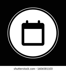 Calendar icon illustration isolated vector sign symbol