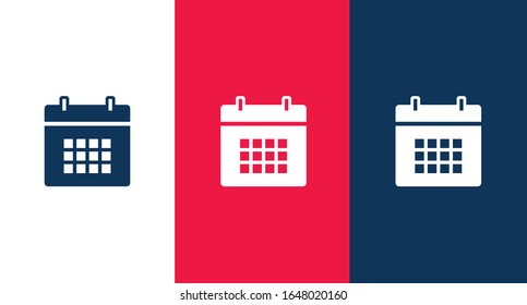 Calendar icon illustration isolated vector sign symbol