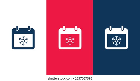 Icono de calendario símbolo vectorial aislado