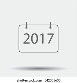 Calendar Icon illustration isolated vector sign symbol