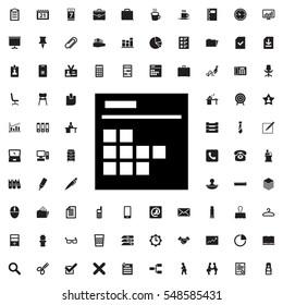 calendar icon illustration isolated vector sign symbol
