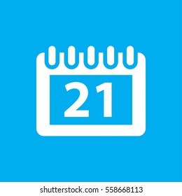 calendar icon illustration isolated vector sign symbol