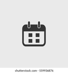 Calendar icon illustration isolated vector sign symbol