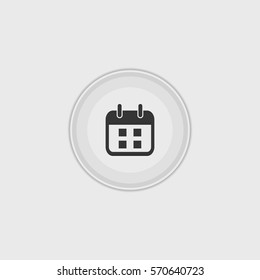 Calendar icon illustration isolated vector sign symbol