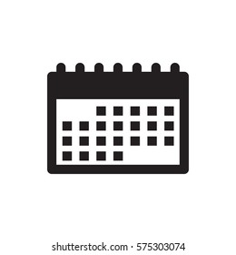 calendar icon illustration isolated vector sign symbol