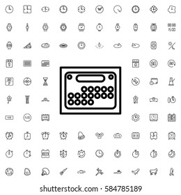 calendar icon illustration isolated vector sign symbol. Time icons set.
