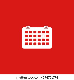 Calendar icon illustration isolated vector sign symbol