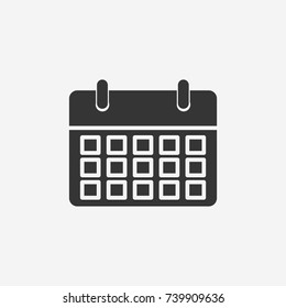 Calendar icon illustration isolated vector sign symbol