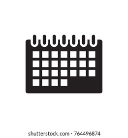 calendar icon illustration isolated vector sign symbol