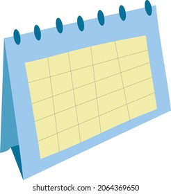 Calendar icon illustration on white background