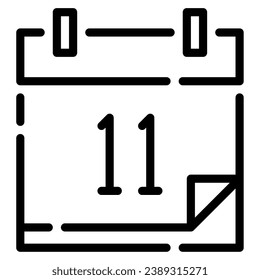 Calendar icon illustration for UIUX, web, app, infographic etc