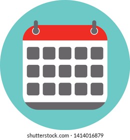Calendar icon illustration - vector 
