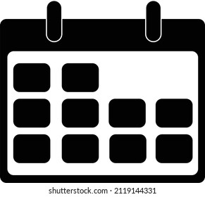 vector de ilustración de icono de calendario, vector de ilustración de aplicación de calendario, logotipo de calendario, calendario