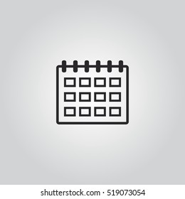 calendar icon illustration vector, can be used for mobile and web design