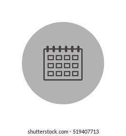 calendar icon illustration vector, can be used for mobile and web design