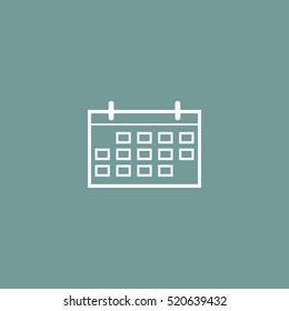 calendar icon illustration vector, can be used for web and design