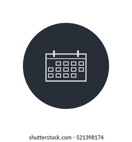 calendar icon illustration vector, can be used for web and design