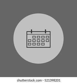 calendar icon illustration vector, can be used for web and design