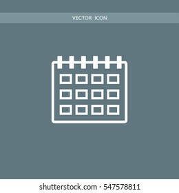 calendar icon illustration vector, can be used for web and mobile