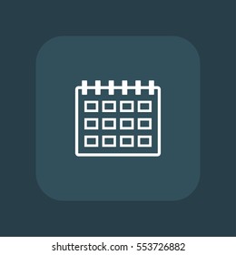 calendar icon illustration vector, can be used for web and mobile