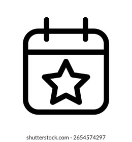 Calendar icon illustration vector design template