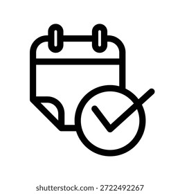 Plantilla de diseño de Vector de ilustración de icono de calendario