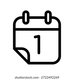 Plantilla de diseño de Vector de ilustración de icono de calendario