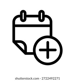 Plantilla de diseño de Vector de ilustración de icono de calendario